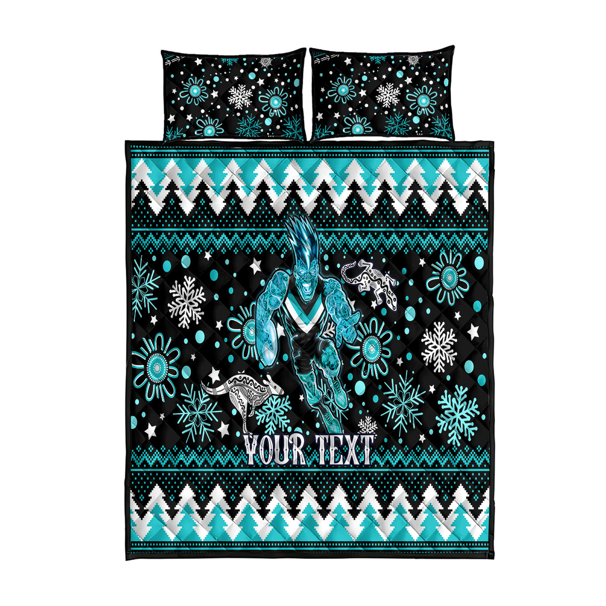 custom-port-adelaide-power-football-quilt-bed-set-port-adelaide-power-football-christmas-vibe-2023