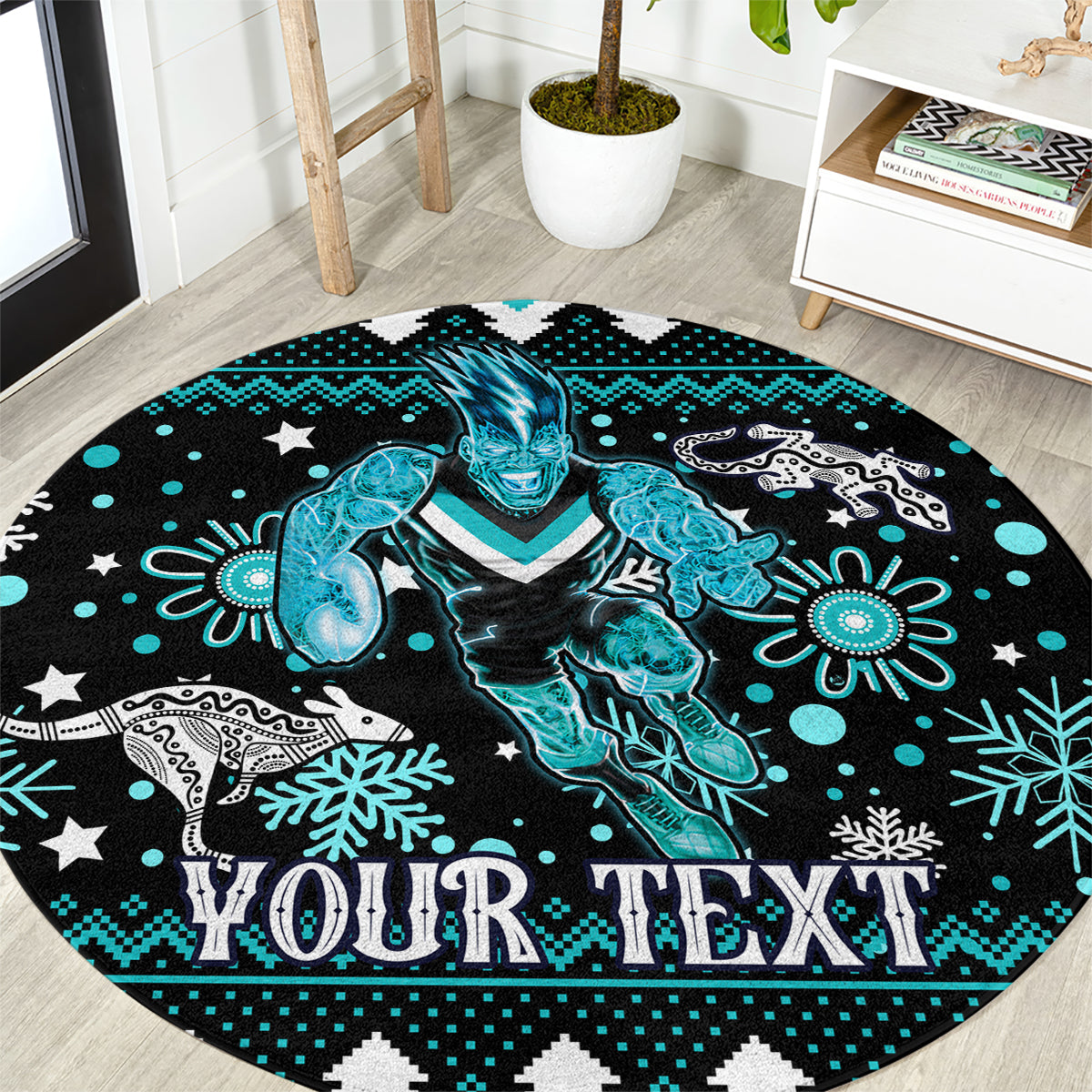 custom-port-adelaide-power-football-round-carpet-port-adelaide-power-football-christmas-vibe-2023