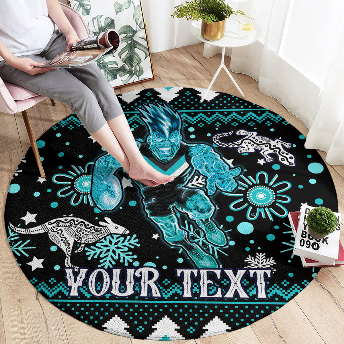 custom-port-adelaide-power-football-round-carpet-port-adelaide-power-football-christmas-vibe-2023