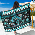 custom-port-adelaide-power-football-sarong-port-adelaide-power-football-christmas-vibe-2023