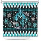 custom-port-adelaide-power-football-shower-curtain-port-adelaide-power-football-christmas-vibe-2023