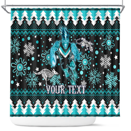 custom-port-adelaide-power-football-shower-curtain-port-adelaide-power-football-christmas-vibe-2023