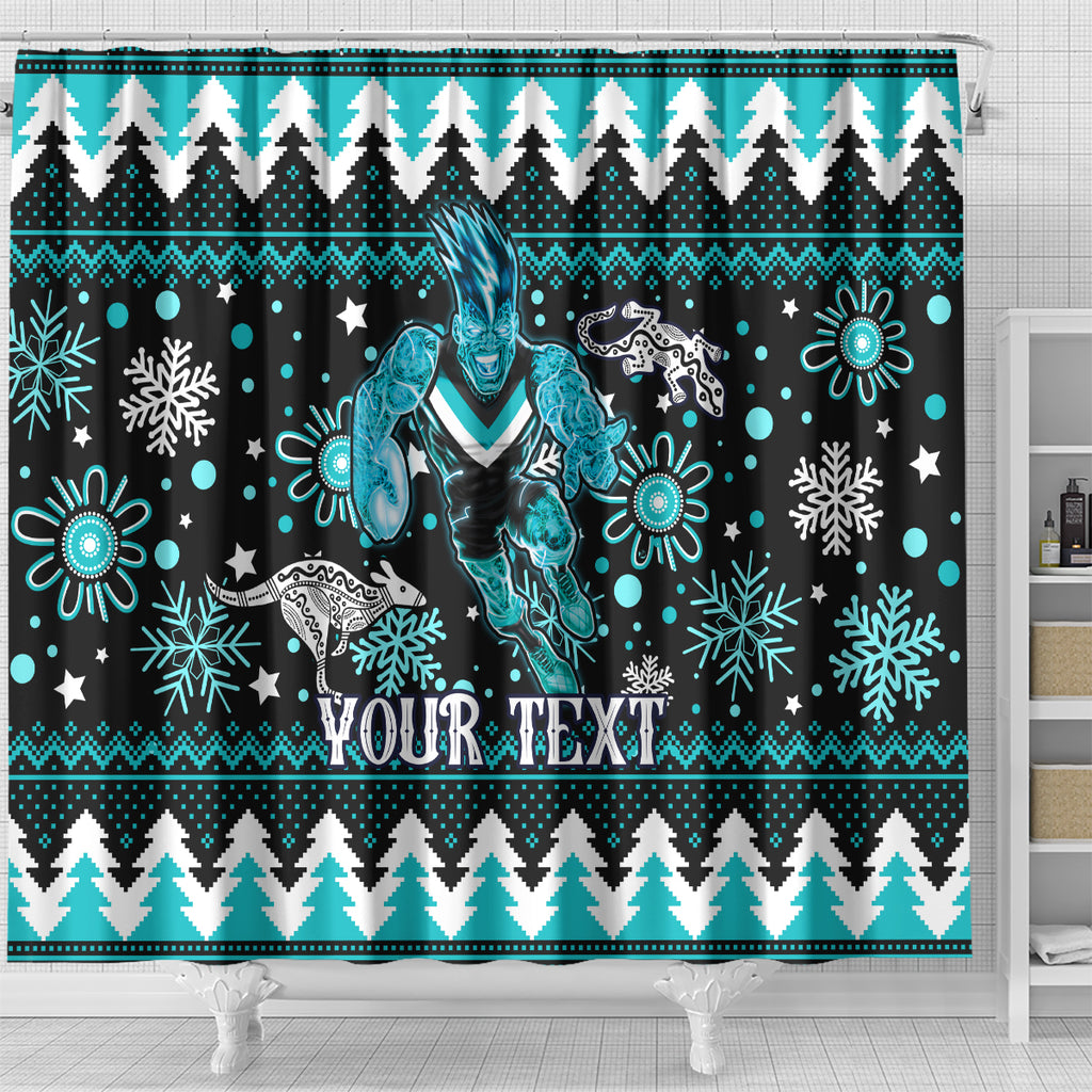 custom-port-adelaide-power-football-shower-curtain-port-adelaide-power-football-christmas-vibe-2023