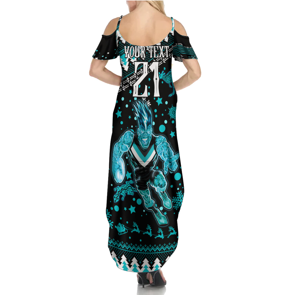 custom-port-adelaide-power-football-summer-maxi-dress-port-adelaide-power-football-christmas-vibe-2023