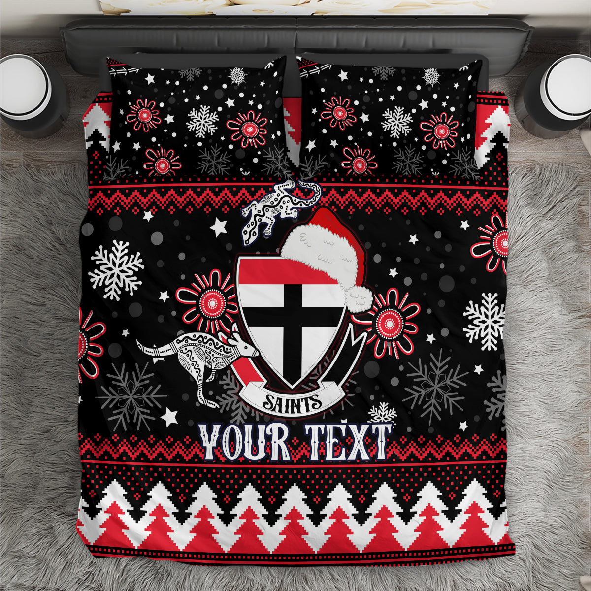 custom-st-kilda-saints-football-bedding-set-christmas-vibe-2023