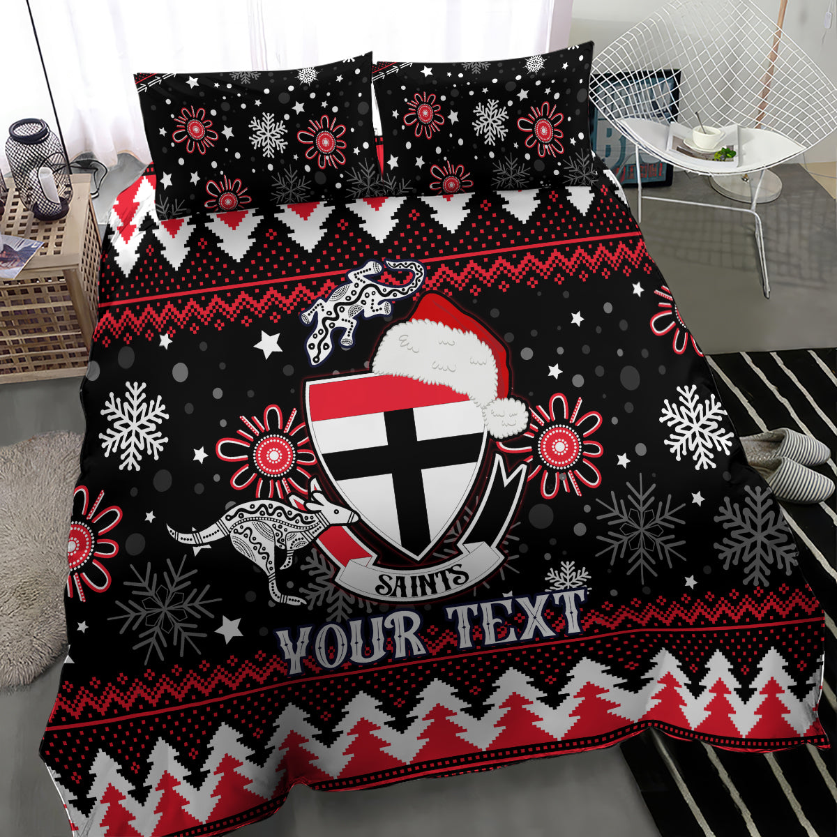 custom-st-kilda-saints-football-bedding-set-christmas-vibe-2023