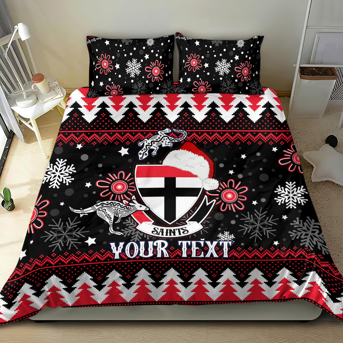 custom-st-kilda-saints-football-bedding-set-christmas-vibe-2023