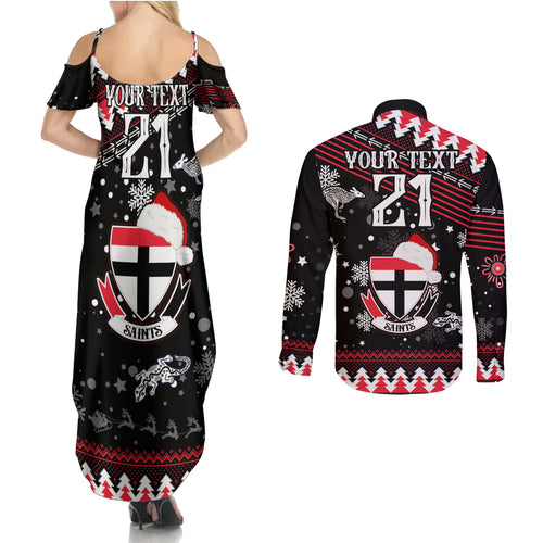 custom-st-kilda-saints-football-couples-matching-summer-maxi-dress-and-long-sleeve-button-shirt-christmas-vibe-2023