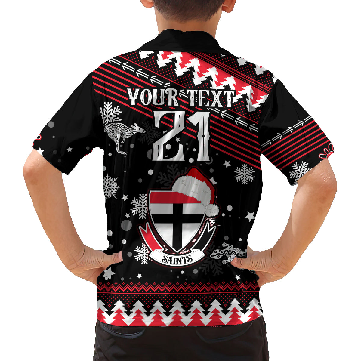 custom-st-kilda-saints-football-family-matching-off-shoulder-maxi-dress-and-hawaiian-shirt-christmas-vibe-2023