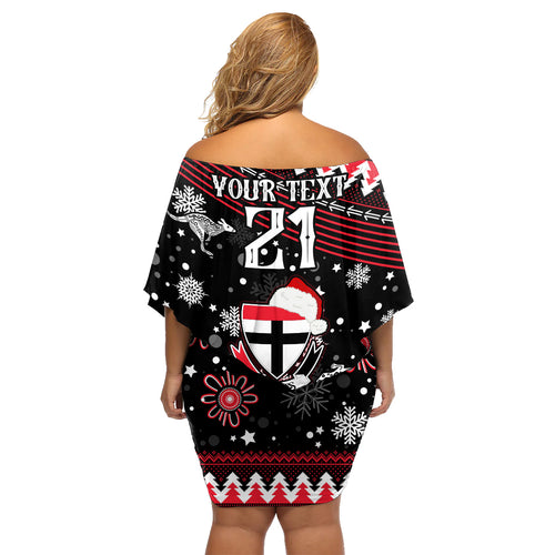 custom-st-kilda-saints-football-family-matching-off-shoulder-short-dress-and-hawaiian-shirt-christmas-vibe-2023