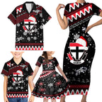 custom-st-kilda-saints-football-family-matching-short-sleeve-bodycon-dress-and-hawaiian-shirt-christmas-vibe-2023