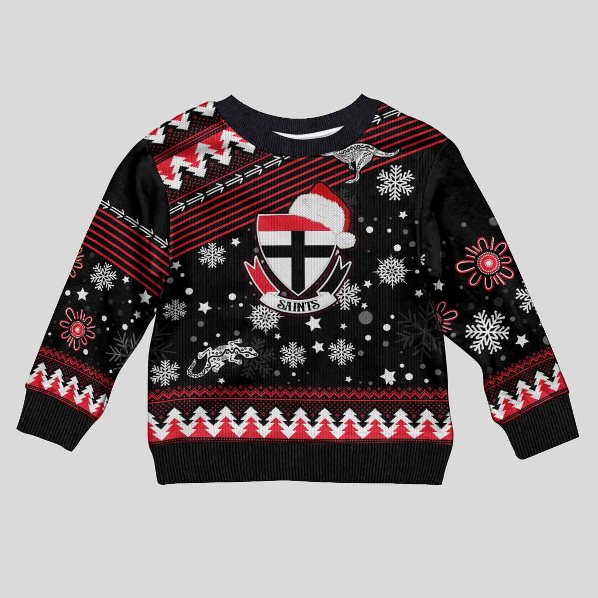 custom-st-kilda-saints-football-kid-ugly-christmas-sweater-christmas-vibe-2023