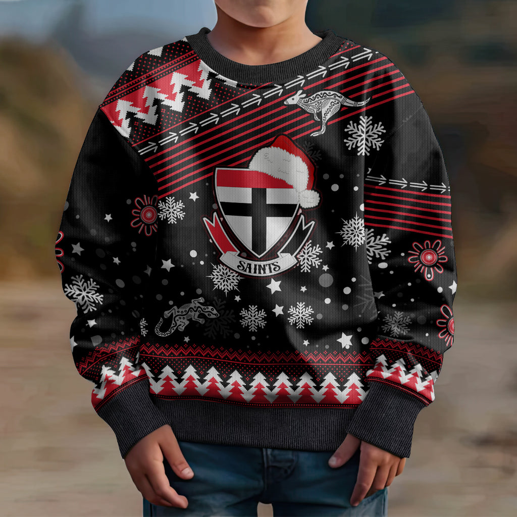 custom-st-kilda-saints-football-kid-ugly-christmas-sweater-christmas-vibe-2023