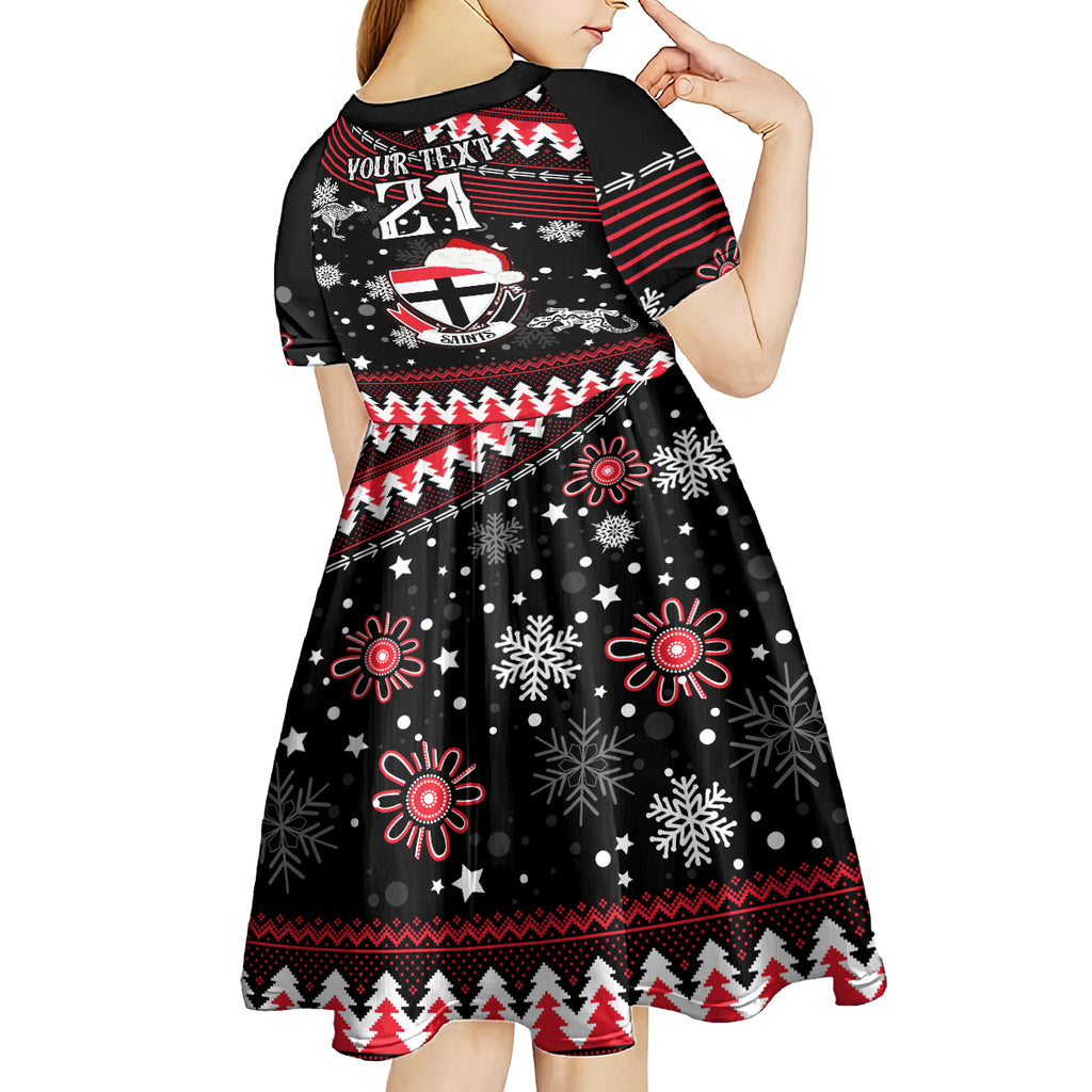 custom-st-kilda-saints-football-kid-short-sleeve-dress-christmas-vibe-2023
