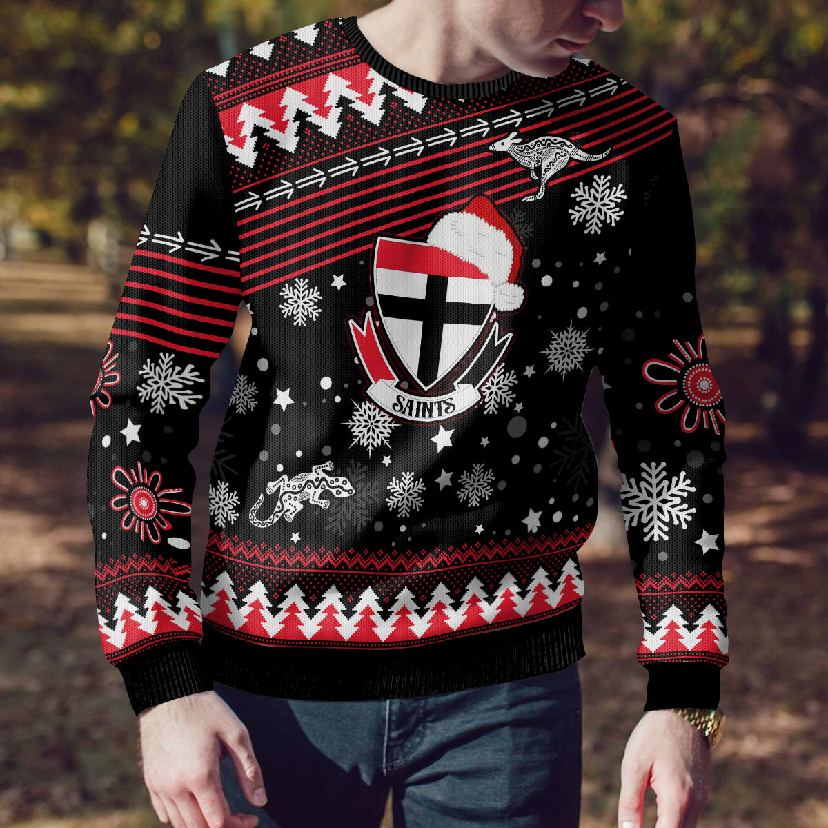 custom-st-kilda-saints-football-ugly-christmas-sweater-christmas-vibe-2023