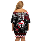 custom-st-kilda-saints-football-off-shoulder-short-dress-christmas-vibe-2023