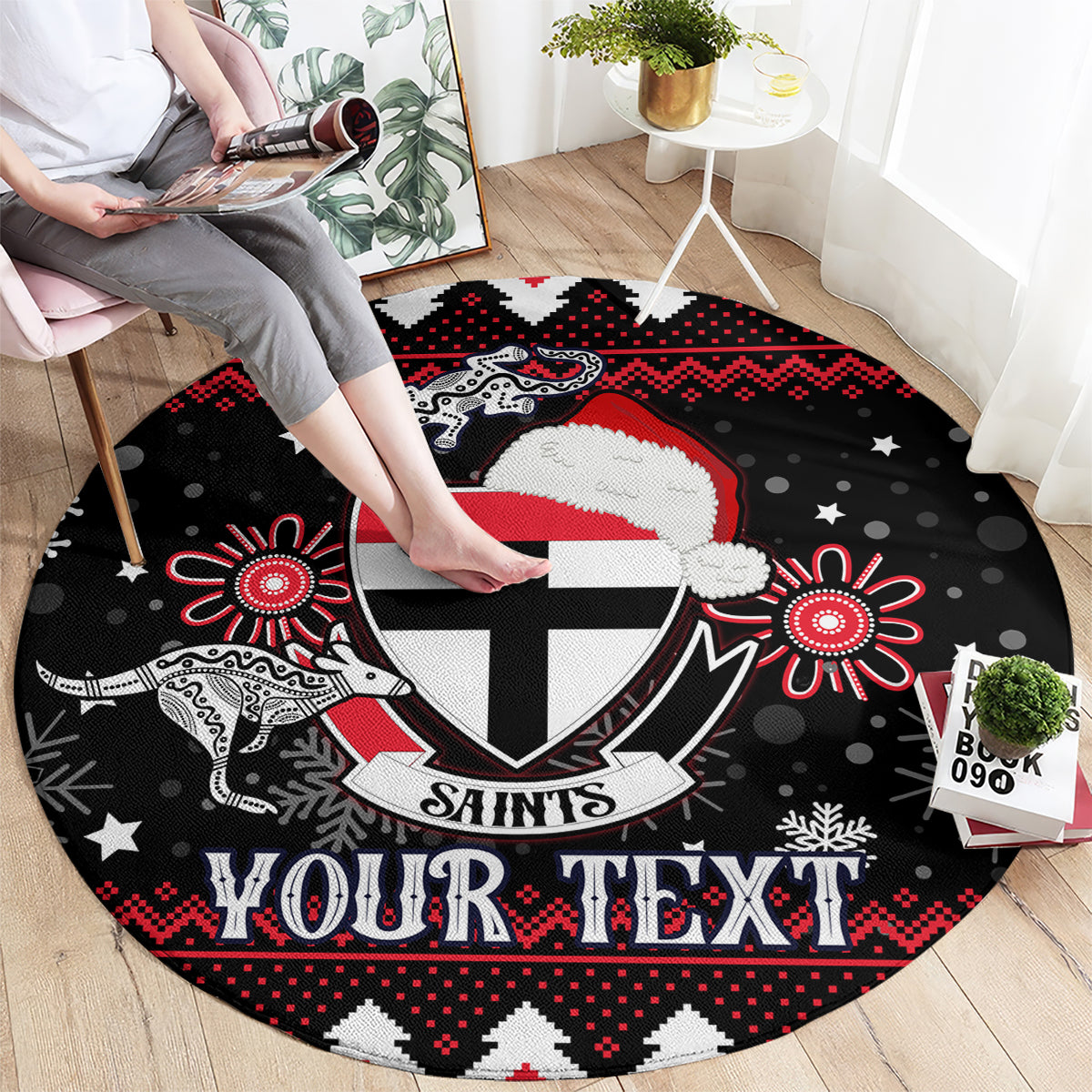 custom-st-kilda-saints-football-round-carpet-christmas-vibe-2023