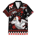 custom-swans-football-family-matching-long-sleeve-bodycon-dress-and-hawaiian-shirt-christmas-vibe-2023