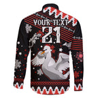 custom-swans-football-family-matching-long-sleeve-bodycon-dress-and-hawaiian-shirt-christmas-vibe-2023