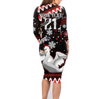 custom-swans-football-family-matching-long-sleeve-bodycon-dress-and-hawaiian-shirt-christmas-vibe-2023