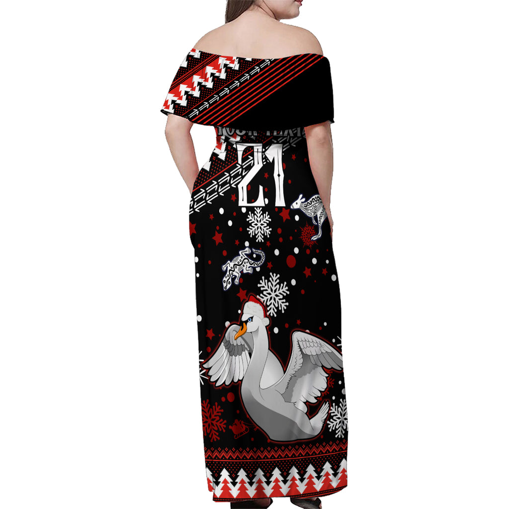 custom-swans-football-family-matching-off-shoulder-maxi-dress-and-hawaiian-shirt-christmas-vibe-2023