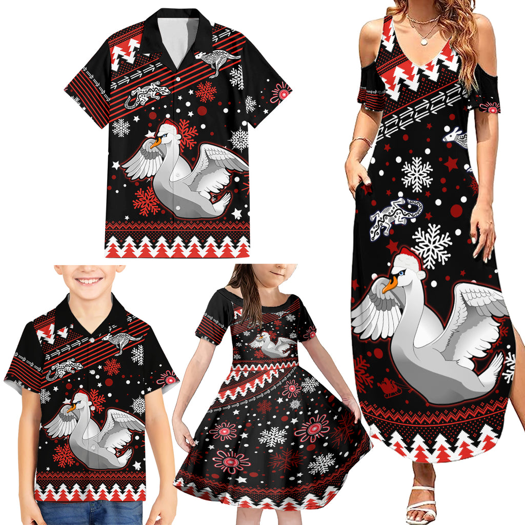 custom-swans-football-family-matching-summer-maxi-dress-and-hawaiian-shirt-christmas-vibe-2023