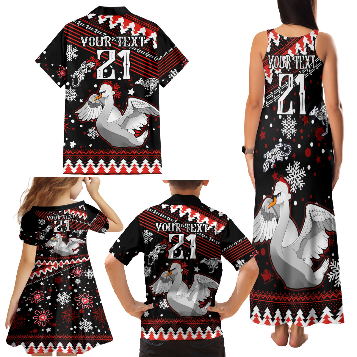 custom-swans-football-family-matching-tank-maxi-dress-and-hawaiian-shirt-christmas-vibe-2023