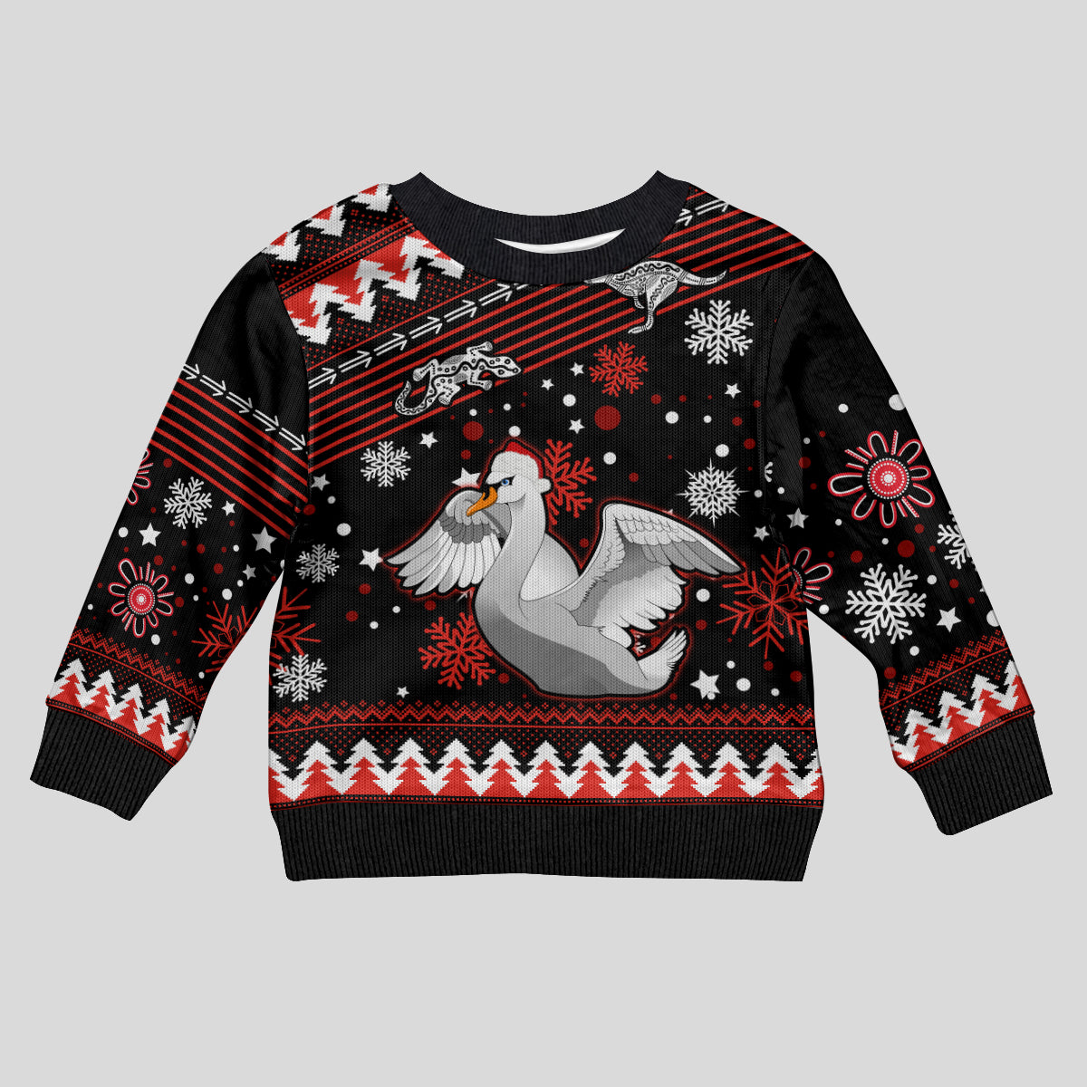 custom-swans-football-kid-ugly-christmas-sweater-christmas-vibe-2023