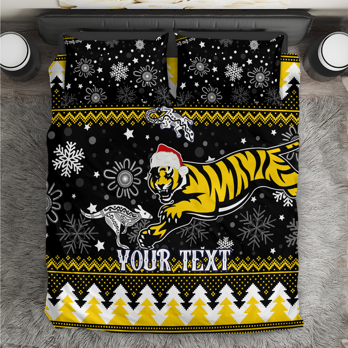 custom-tigers-football-bedding-set-christmas-vibe-2023