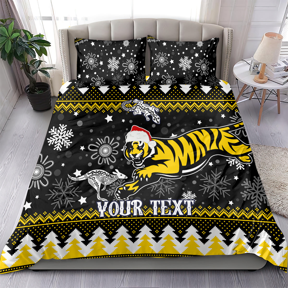custom-tigers-football-bedding-set-christmas-vibe-2023