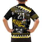 custom-tigers-football-family-matching-off-shoulder-short-dress-and-hawaiian-shirt-christmas-vibe-2023