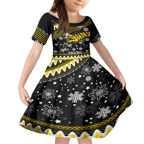 custom-tigers-football-family-matching-off-shoulder-short-dress-and-hawaiian-shirt-christmas-vibe-2023