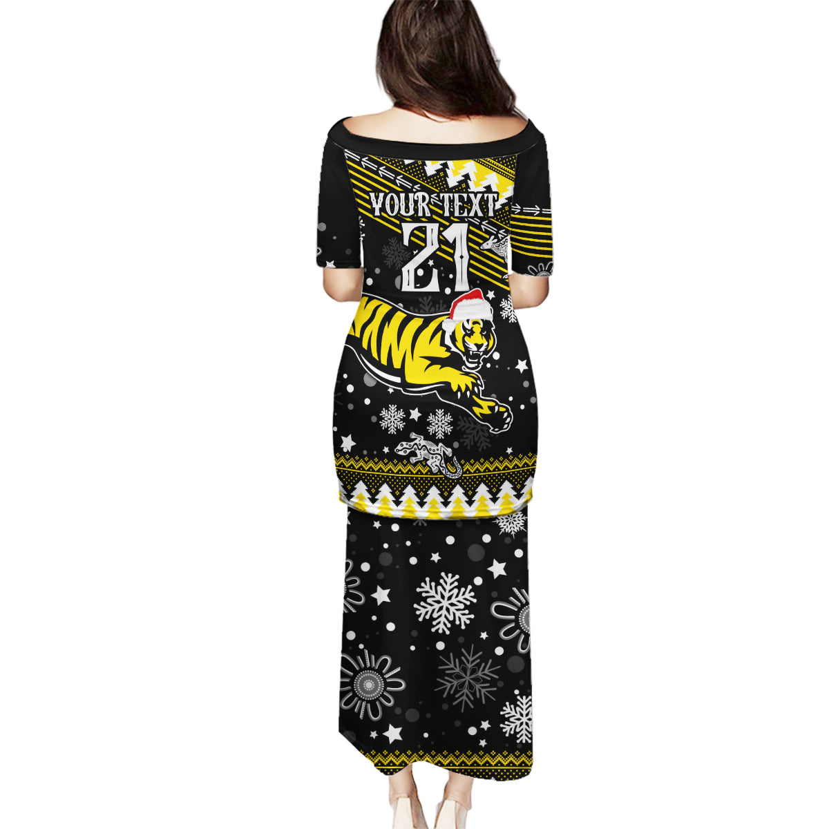 custom-tigers-football-family-matching-puletasi-dress-and-hawaiian-shirt-christmas-vibe-2023