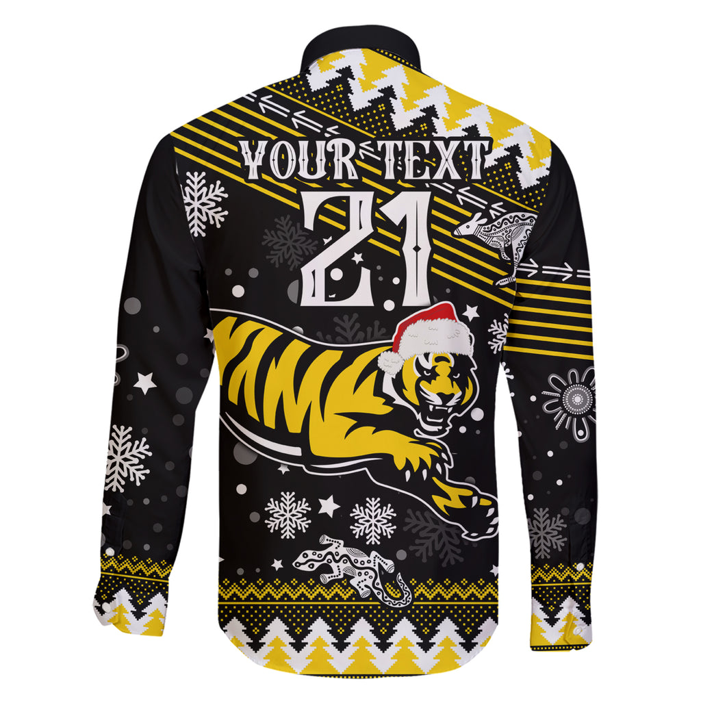 custom-tigers-football-family-matching-short-sleeve-bodycon-dress-and-hawaiian-shirt-christmas-vibe-2023