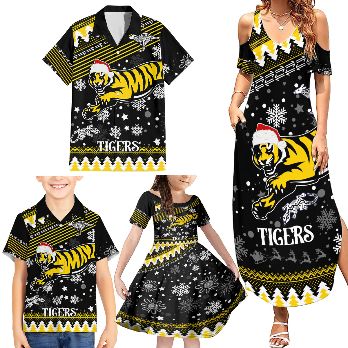 custom-tigers-football-family-matching-summer-maxi-dress-and-hawaiian-shirt-christmas-vibe-2023