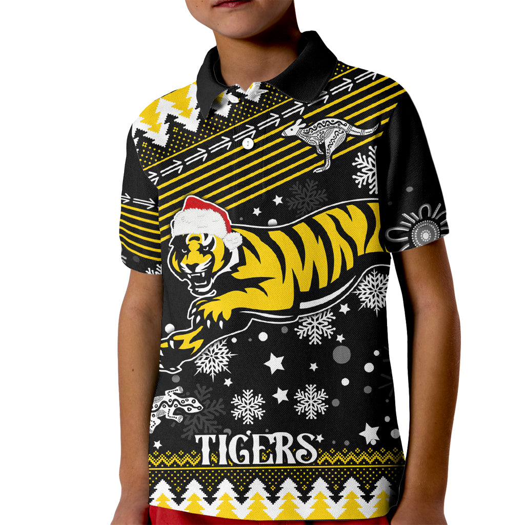 custom-tigers-football-kid-polo-shirt-christmas-vibe-2023