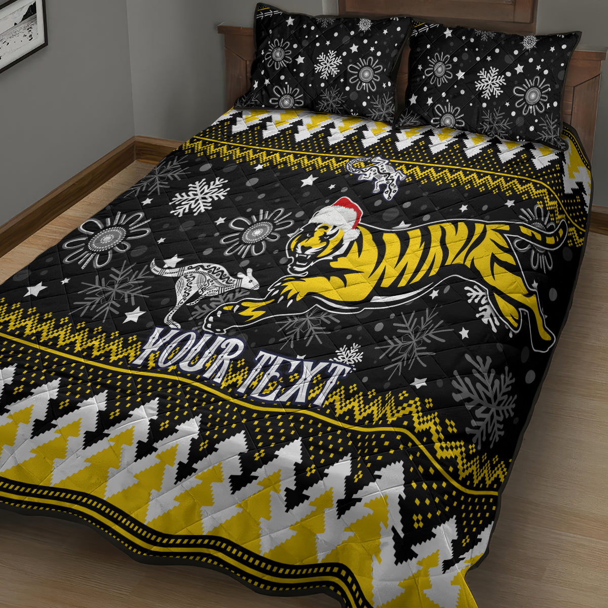 custom-tigers-football-quilt-bed-set-christmas-vibe-2023