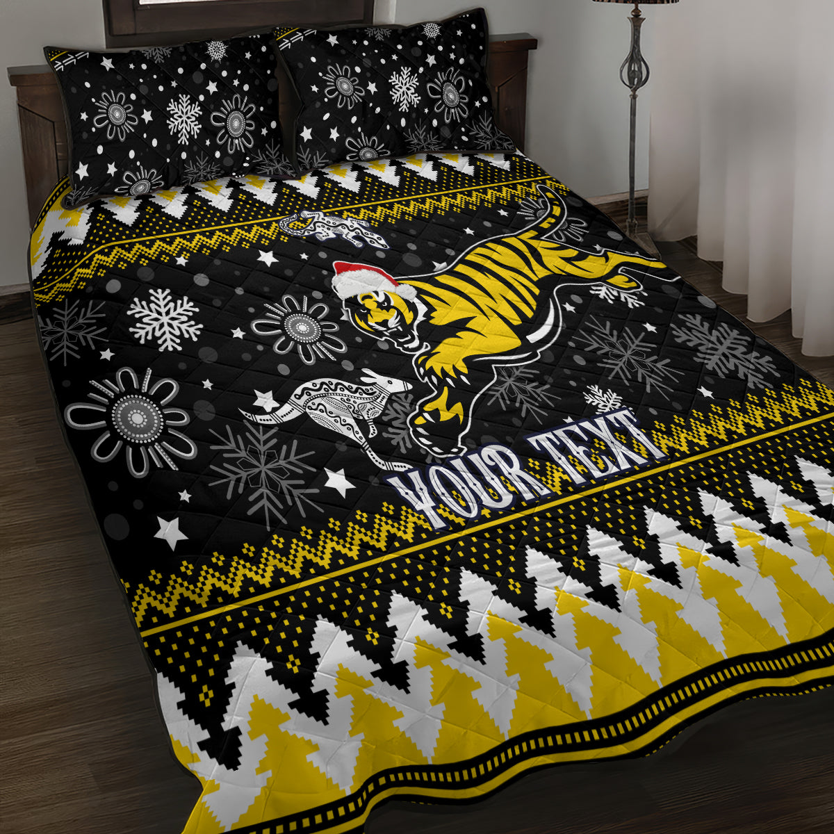 custom-tigers-football-quilt-bed-set-christmas-vibe-2023