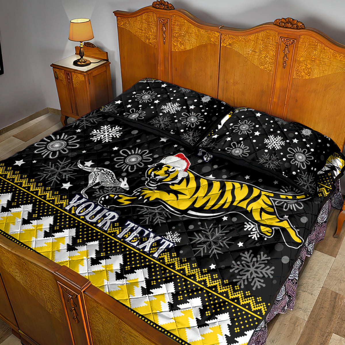 custom-tigers-football-quilt-bed-set-christmas-vibe-2023