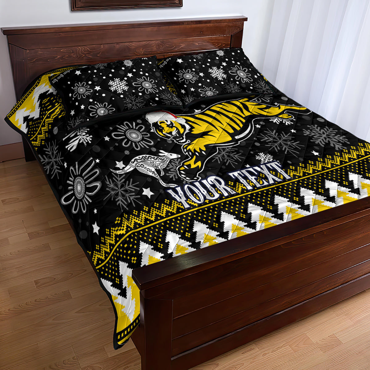 custom-tigers-football-quilt-bed-set-christmas-vibe-2023