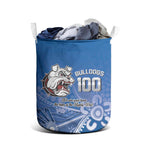 Bulldogs 100-year Anniversary Laundry Basket Simple Aboriginal Motif - Aussie Hoodie