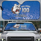 Bulldogs 100-year Anniversary Auto Sun Shade Simple Aboriginal Motif - Aussie Hoodie