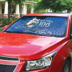 Bulldogs 100-year Anniversary Auto Sun Shade Simple Aboriginal Motif - Aussie Hoodie