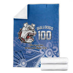 Bulldogs 100-year Anniversary Blanket Simple Aboriginal Motif - Aussie Hoodie