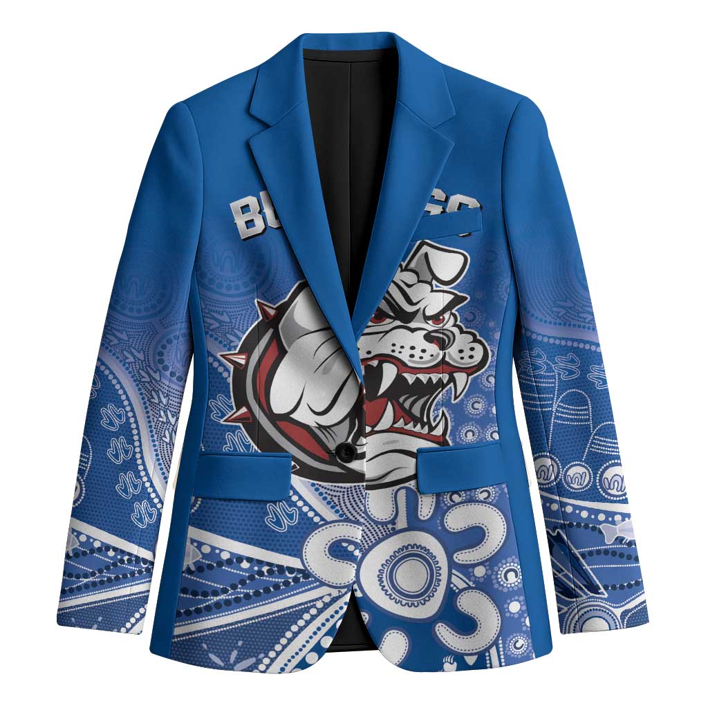 Bulldogs 100-year Anniversary Blazer Simple Aboriginal Motif - Aussie Hoodie