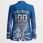 Bulldogs 100-year Anniversary Blazer Simple Aboriginal Motif - Aussie Hoodie