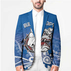 Bulldogs 100-year Anniversary Blazer Simple Aboriginal Motif - Aussie Hoodie