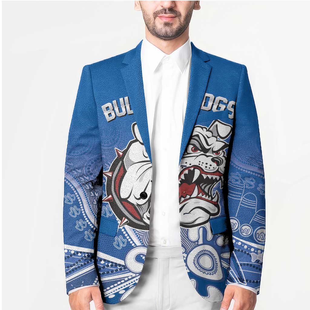 Bulldogs 100-year Anniversary Blazer Simple Aboriginal Motif - Aussie Hoodie