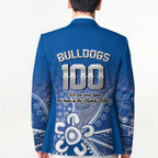 Bulldogs 100-year Anniversary Blazer Simple Aboriginal Motif - Aussie Hoodie