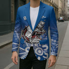Bulldogs 100-year Anniversary Blazer Simple Aboriginal Motif - Aussie Hoodie